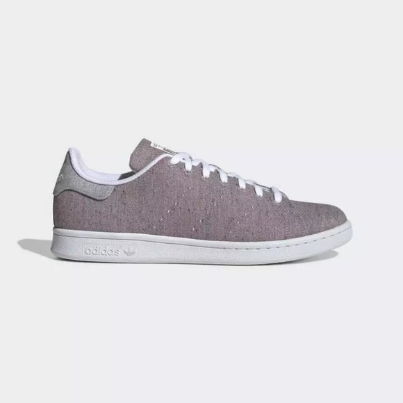 adidas Stan Smith Tennis Sneaker Recycled Textile MORPHLON® GY5460 Purple Grey - Picture 8 of 12